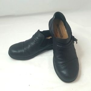 Women's Clarks Cheyn Madi Casual Slip On Shoes Black Size 6